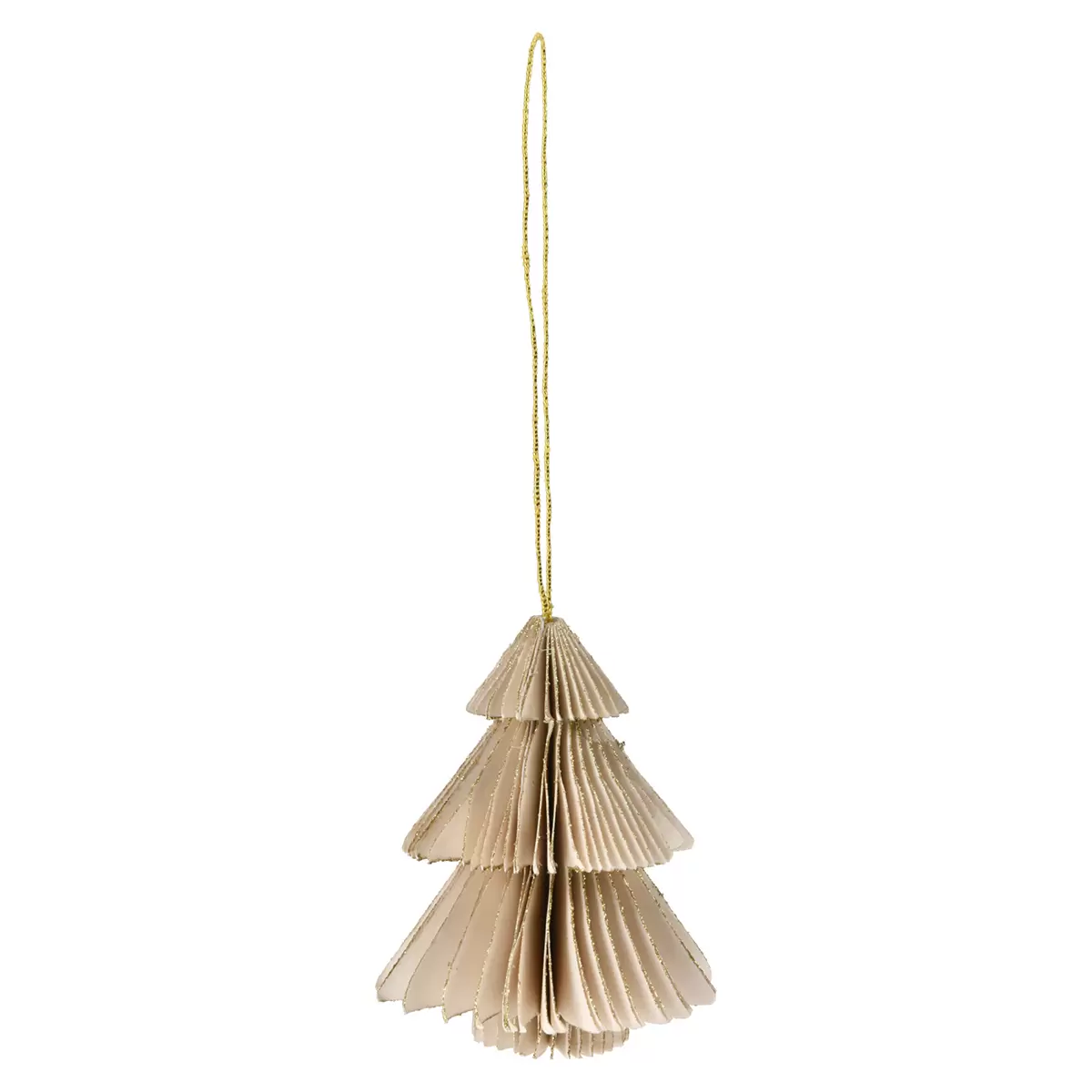 Baum-Hängedeko Tree-Hanging beige,weiss
