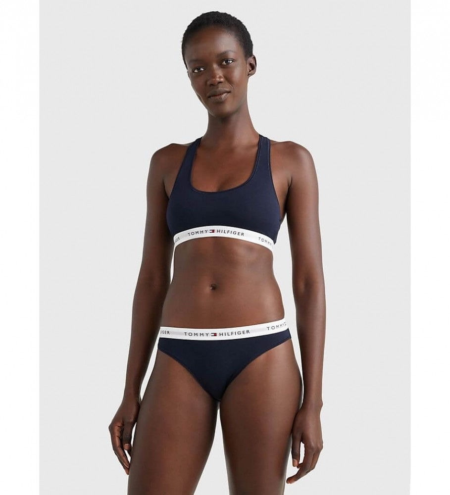 Cuecas Tommy Hilfiger Icons com inscrição azul marinho