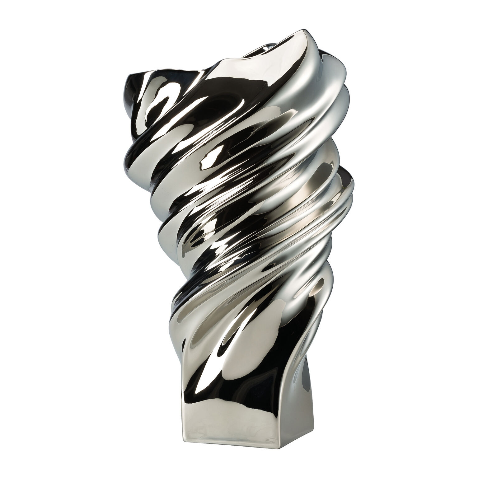 Squall Platin titanisiert Vase 32 cm