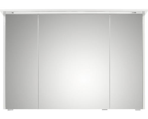 Pelipal xpressline 3261 spiegelkast, 105 x 16 x 72 cm, wit, 3-deurs, LED