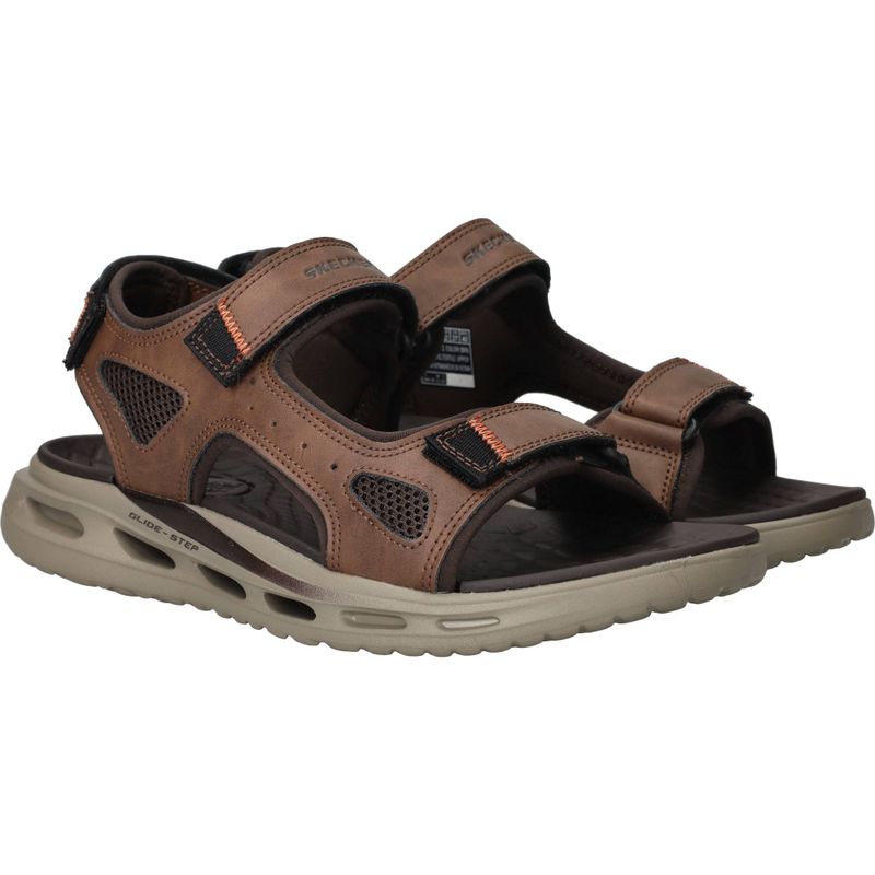 Skechers Orvan SD Gamble Sandalen Bruin Heren