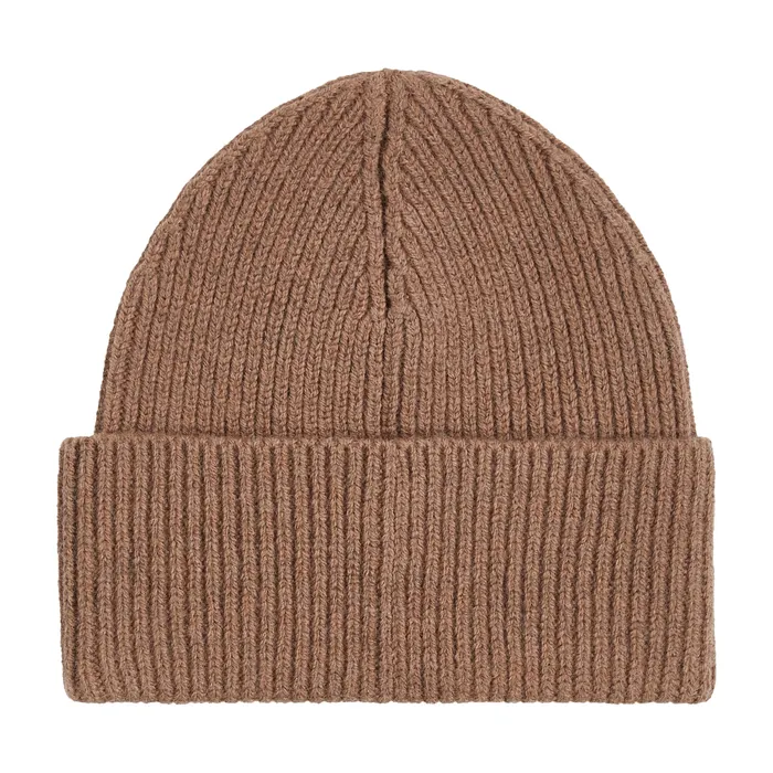 Calvin Klein Chunky Rib CK Metal Beanie Dames