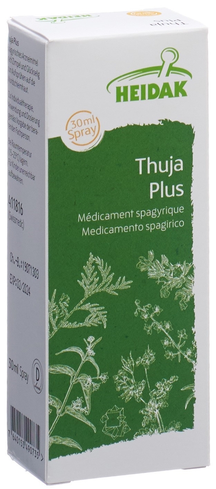 HEIDAK Thuja plus Spray Fl 30 ml