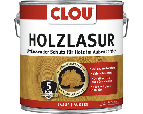 Clou teakhoutbeits 4 L