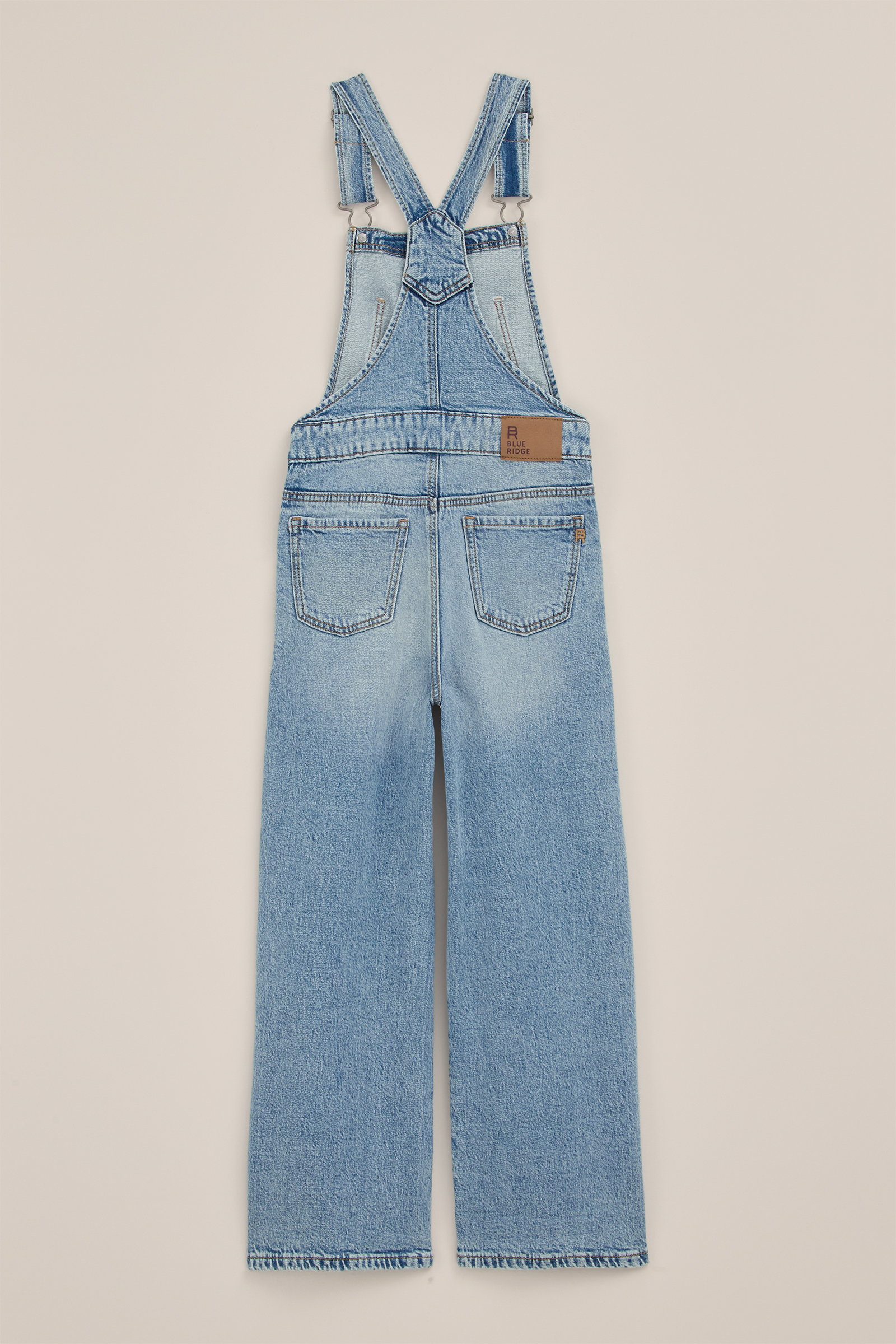 Meisjes relaxed fit tuinbroek Blue Ridge Blauw