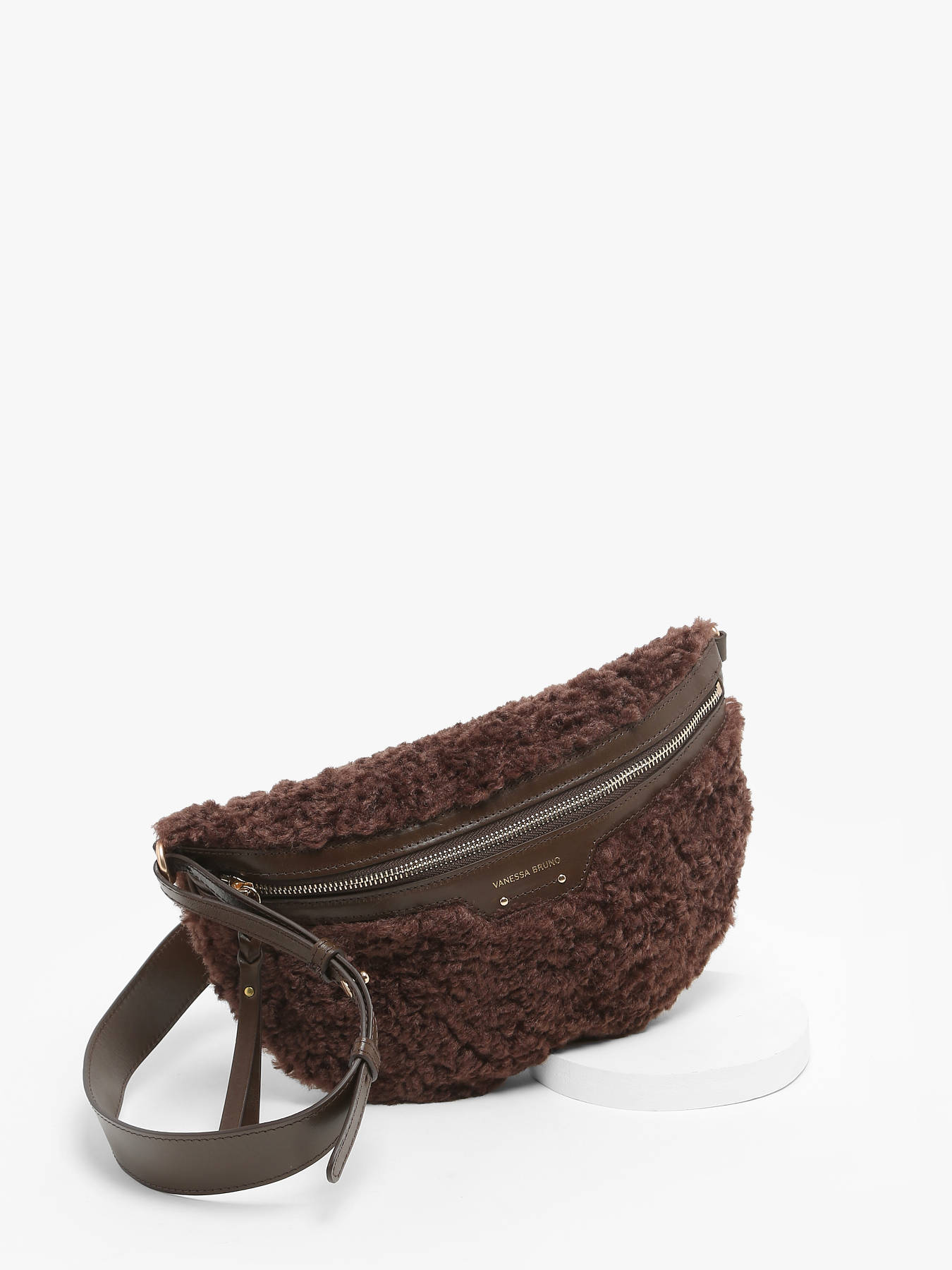 Sac banane Othilia cuir et shearling VANESSA BRUNO
