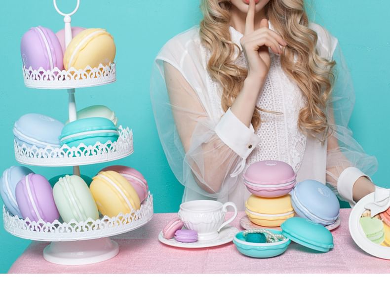 Masae - Macaron plastic mini sieradendoos (verschillende ontwerpen)