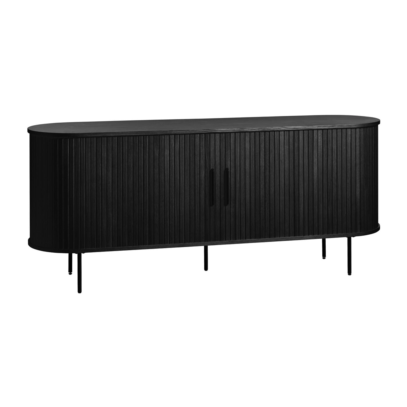 by fonQ Alon Dressoir - B 180 cm - Zwart Eiken