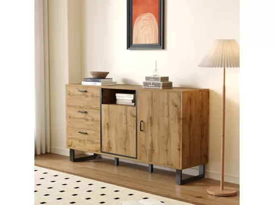 Armoires de rangement, buffets, commodes avec tiroirs et portes, design color block