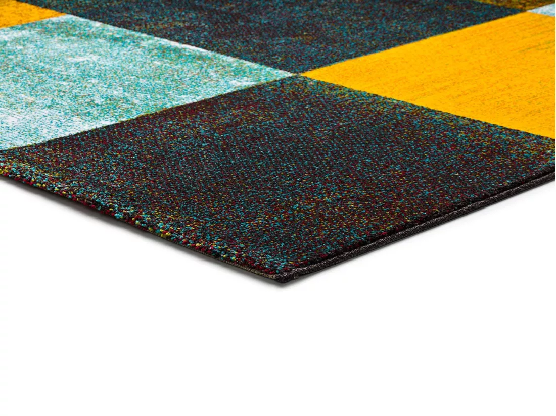 Tapis intérieur - géométrique - multicolore - 80 x 150 cm - MOAR