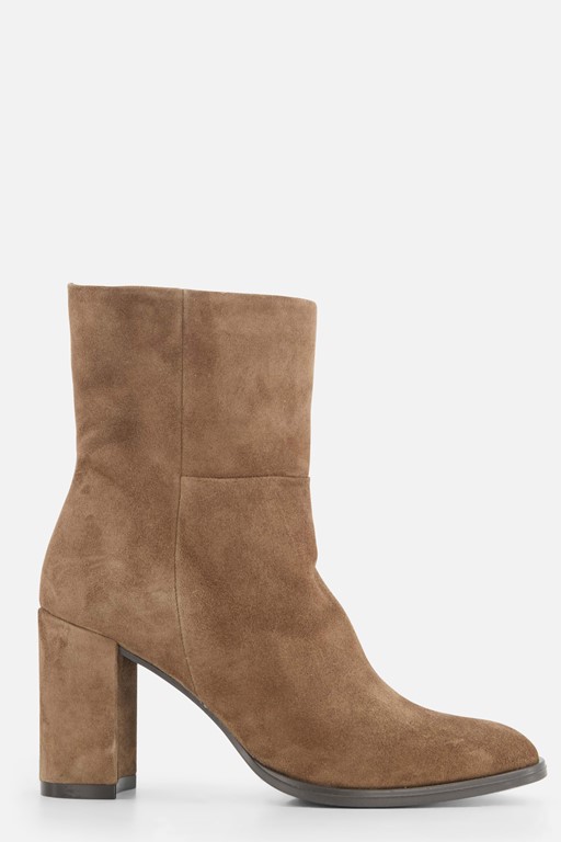 Linea Zeta Enkellaarsjes taupe Suede