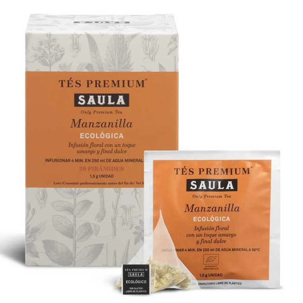 Infusão de Pirâmide de Camomila Saula 20 unidades