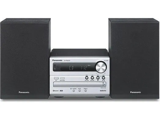 Panasonic SC-PM254 - Mikrosystem - 2 x 10 Watt - sølv