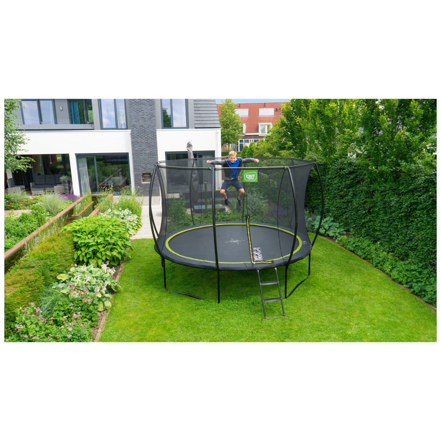 EXIT Silhouette trampoline ø305cm - zwart