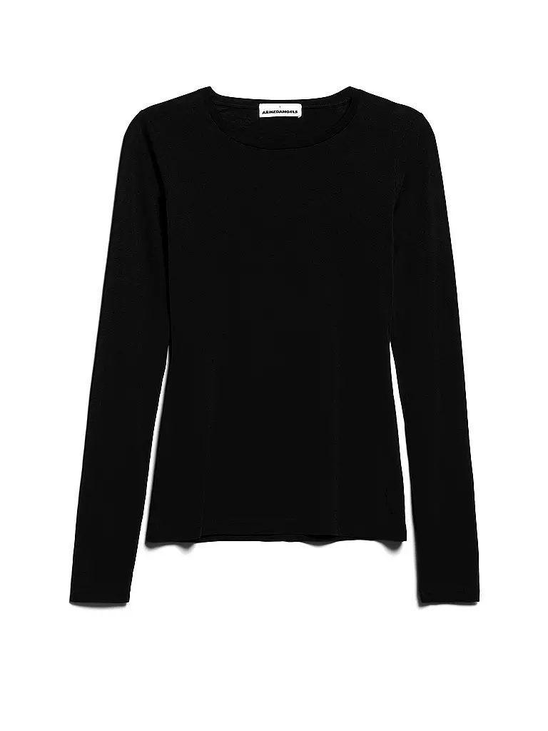 ARMEDANGELS Langarmshirt ENRICCAA schwarz