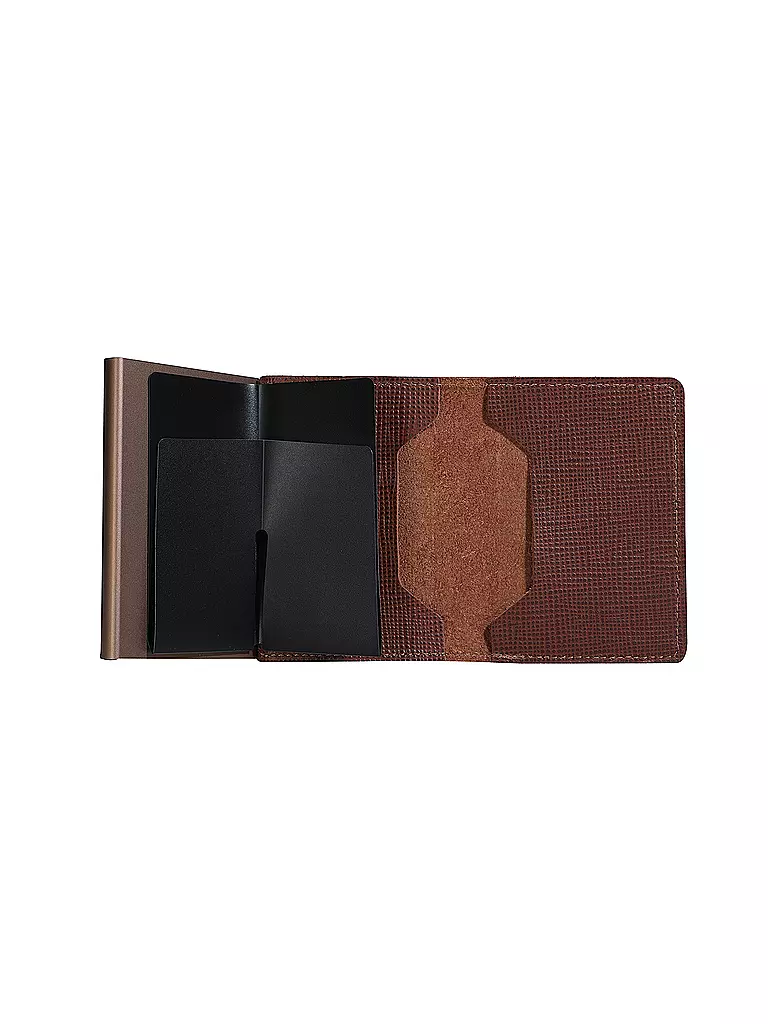 SECRID Geldbörse - Slimwallet Saffiano Caramel braun