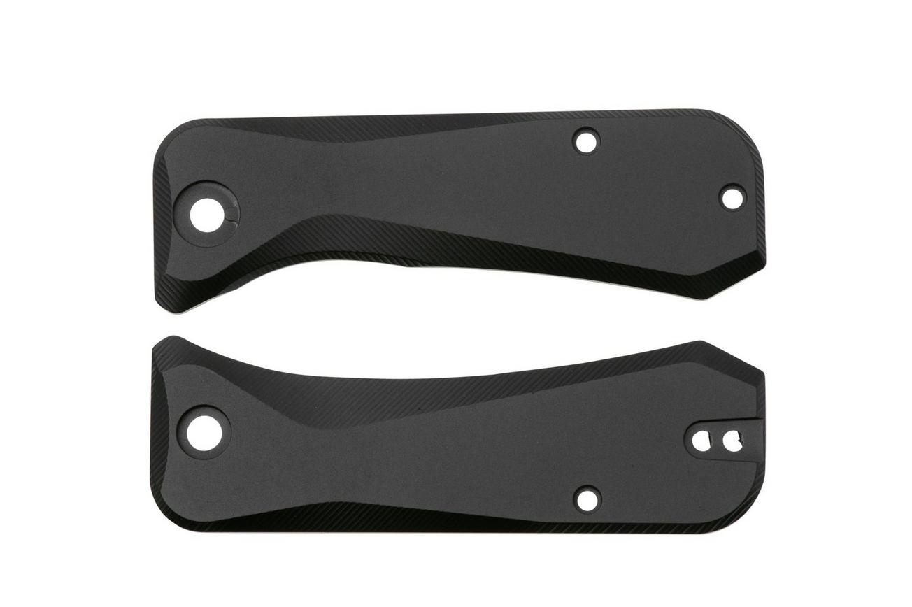 Flytanium Banter 1287BK Groove Black Titanium Scales