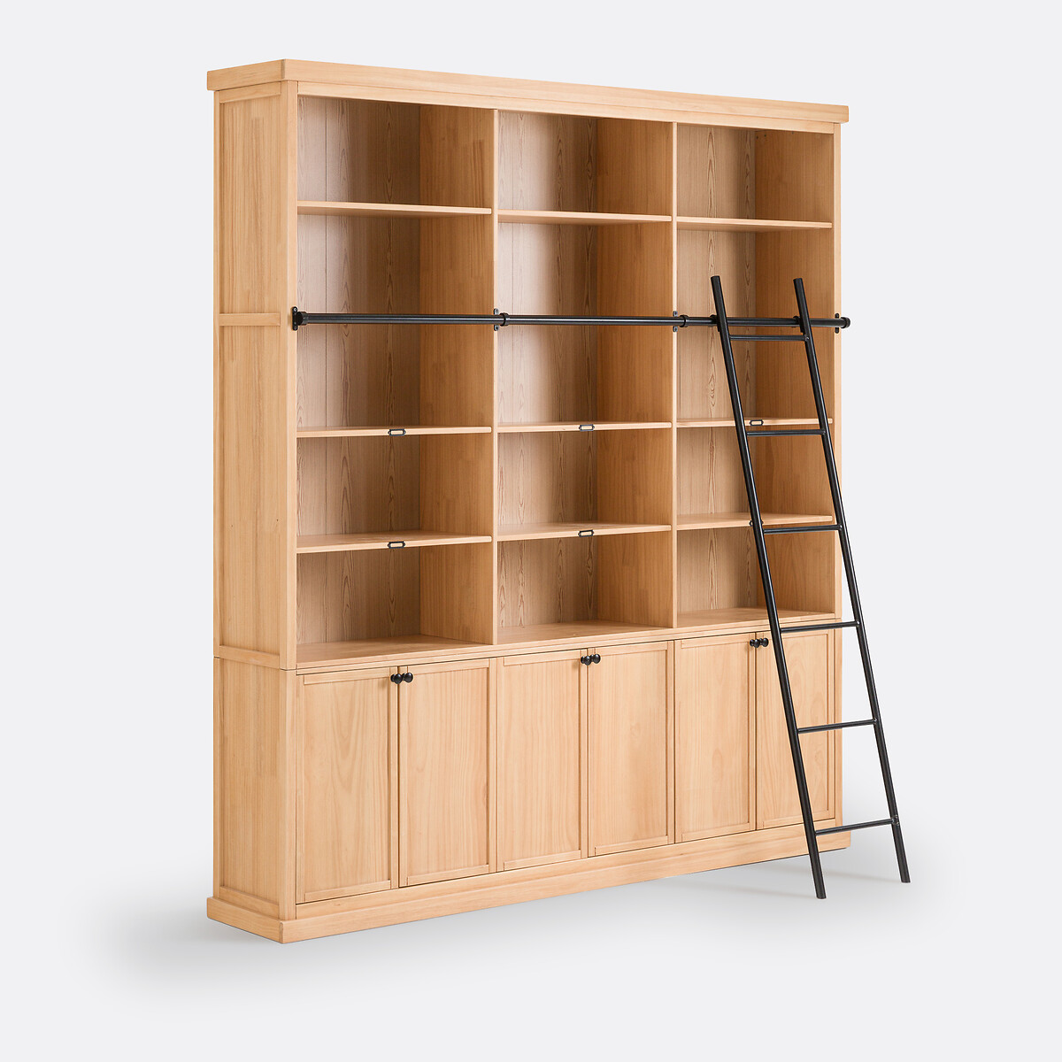 LA REDOUTE INTERIEURS<br>Estante de pinho com escada, Dario