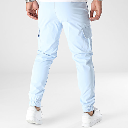 Pantalon Cargo Bleu Clair