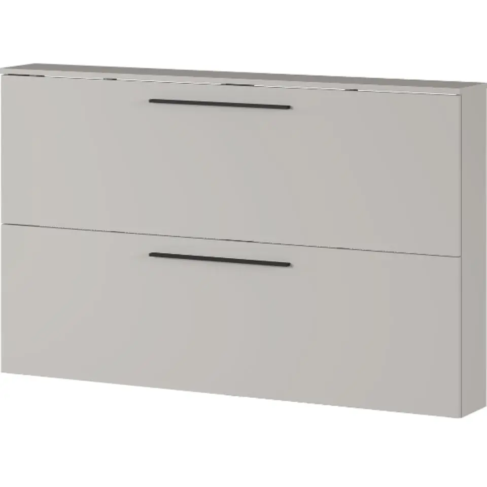 Schoenenkast Jonas 140cm met twee deuren - kasjmier beige