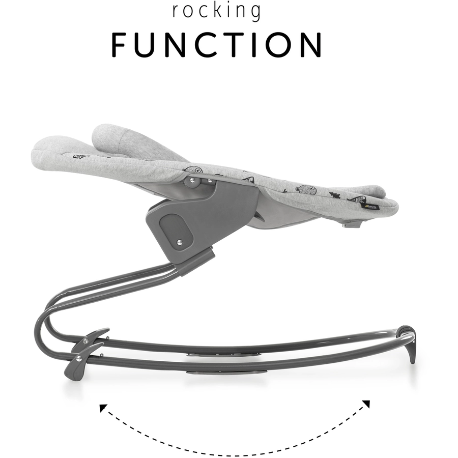 hauck Babyaufsatz Alpha Bouncer Premium Nordic Grey
