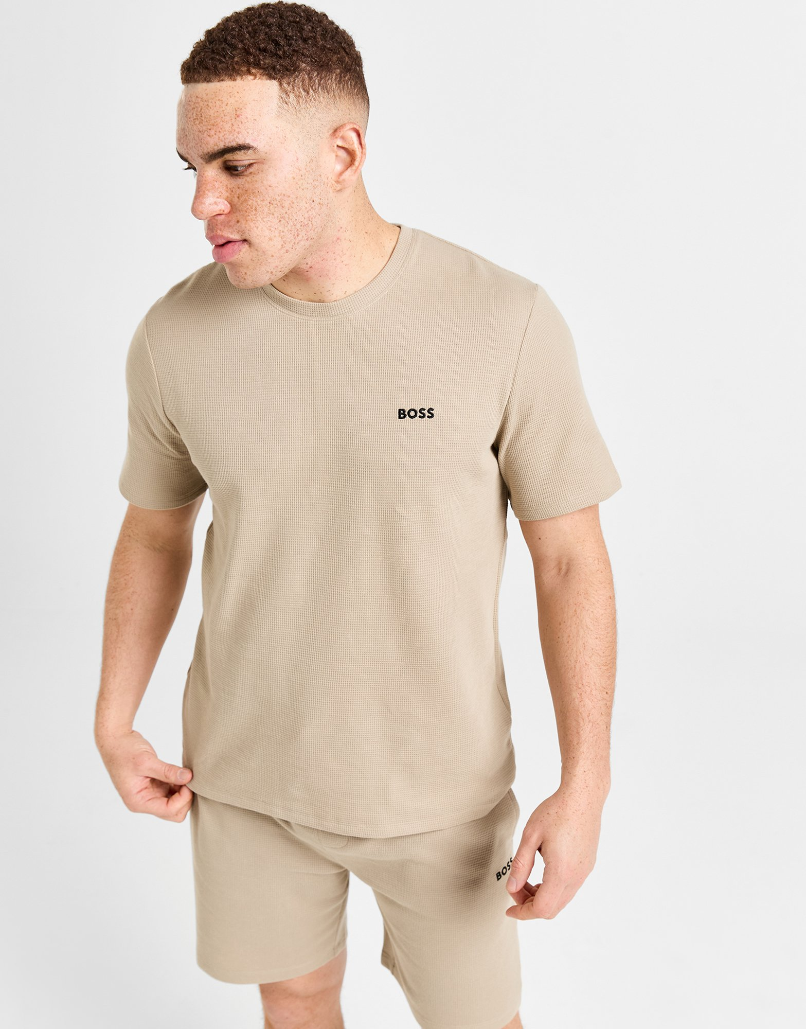 BOSS T-shirt Waffle Homme