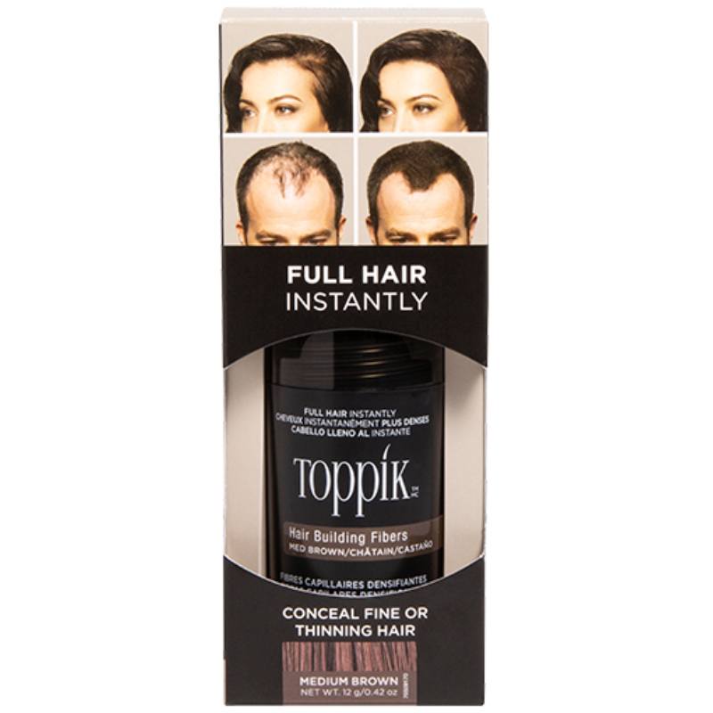 Toppik Hair Building Fibers 12 gr. - Medium Brown