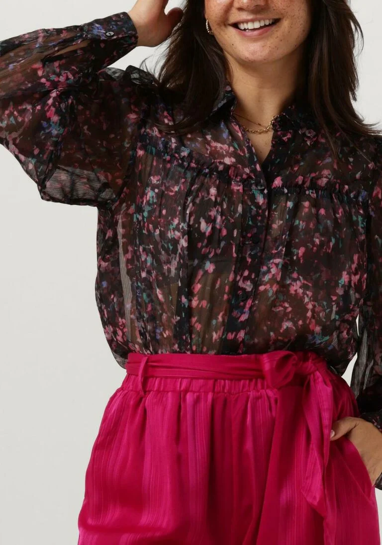 FREEBIRD rode freebird blouse wv-chif-confet-pes-23-3-1