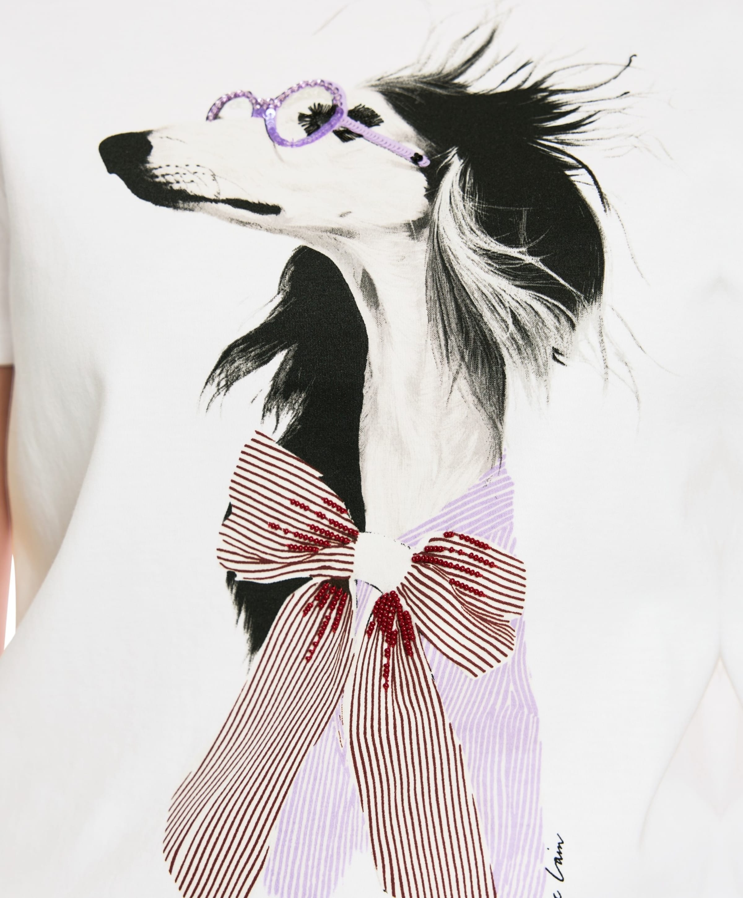 Marc Cain Dames T-shirt wit