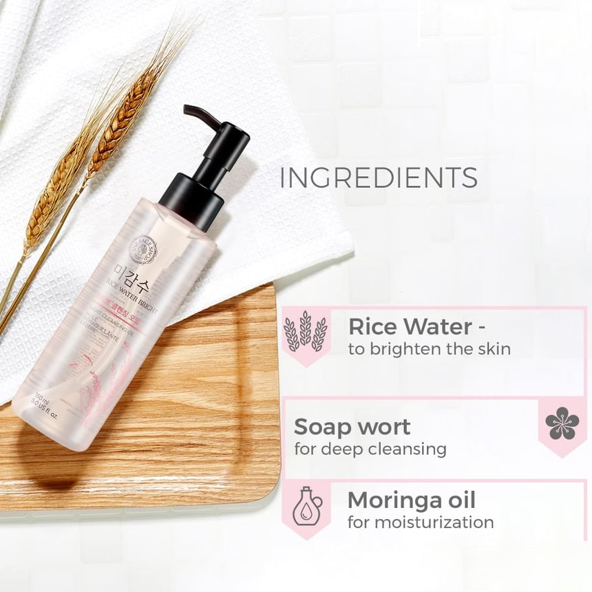 THE FACE SHOP - Rijstwater Bright Light Gezichtsreinigingsolie