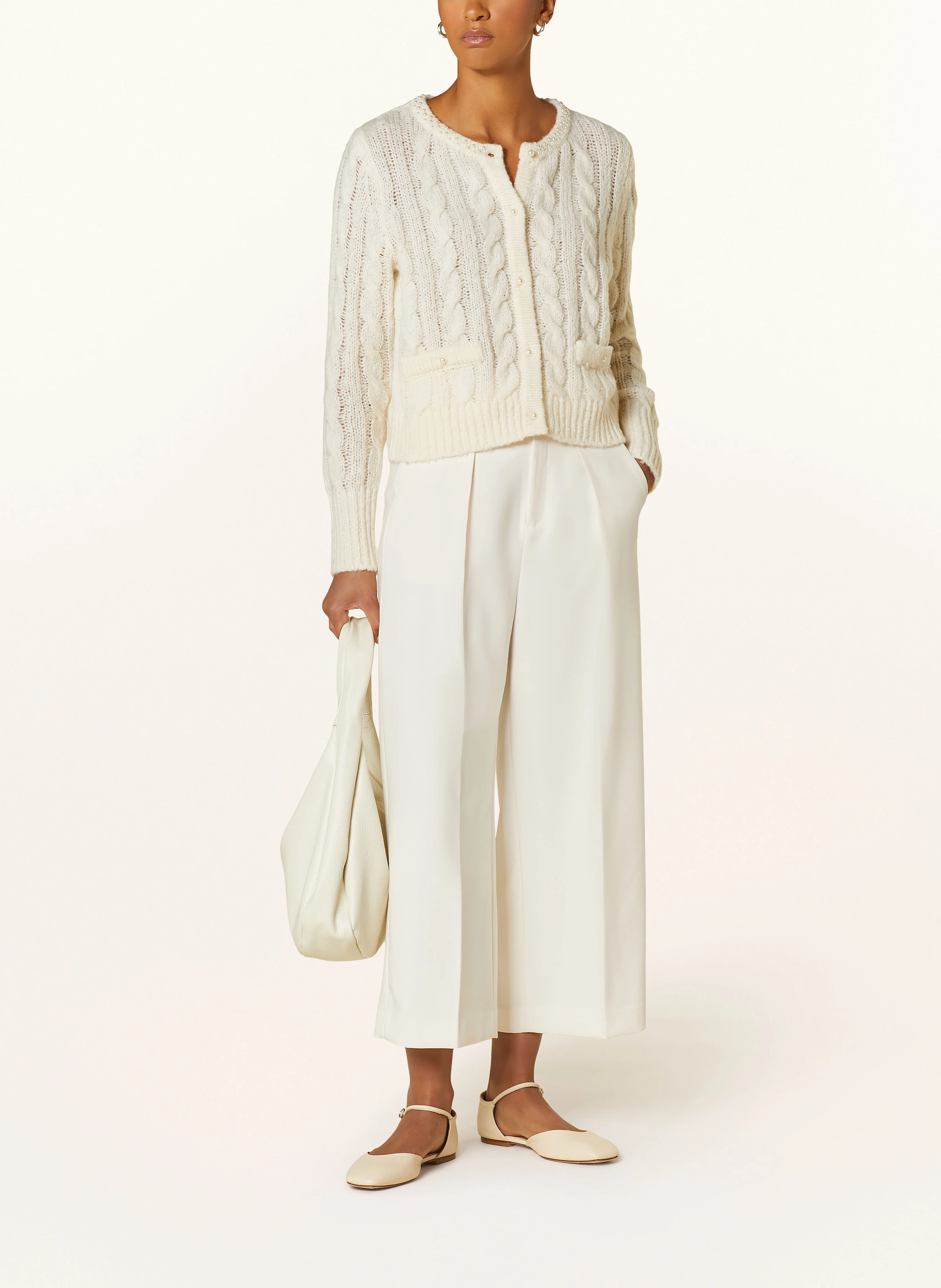Princess GOES HOLLYWOOD Strickjacke mit Schmuckperlen