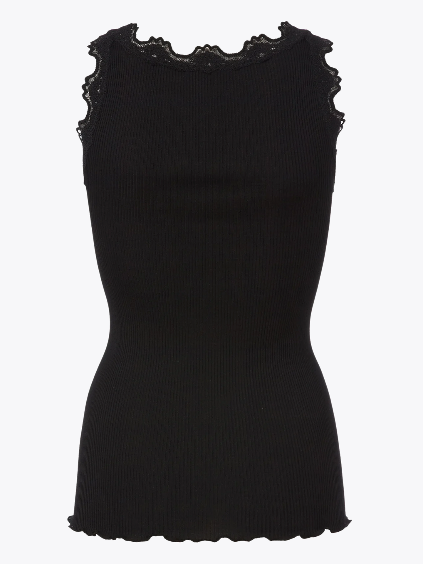Babette Silk Top With Lace