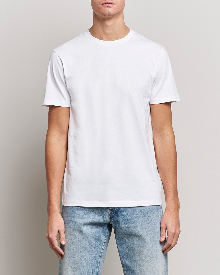 J.Lindeberg Sid Cotton Crew Neck Tee White