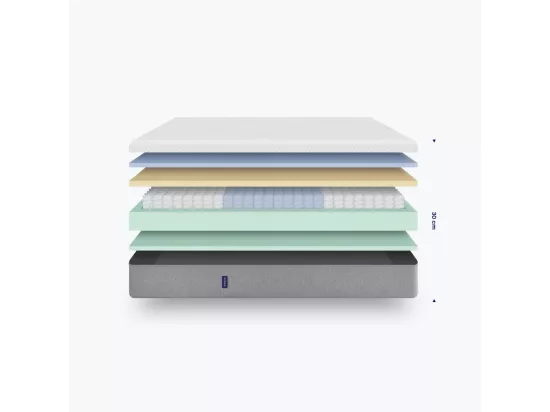 Matelas Hybride Ultime Ressorts ensachés Mémoire de forme 200x200cm