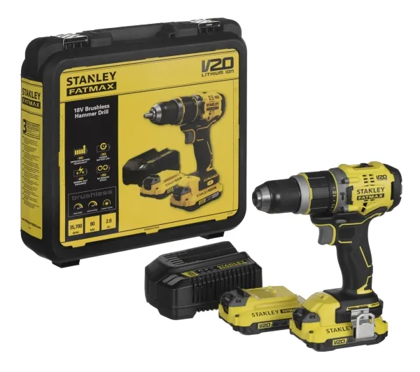 Stanley Drill Driver 18V STANLEY SFMCD721D2K Drill Driver