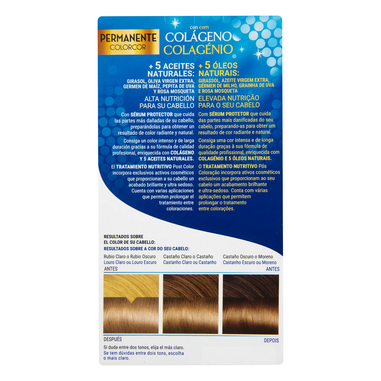 Coloration permanente Colorcor 7 Blond moyen
