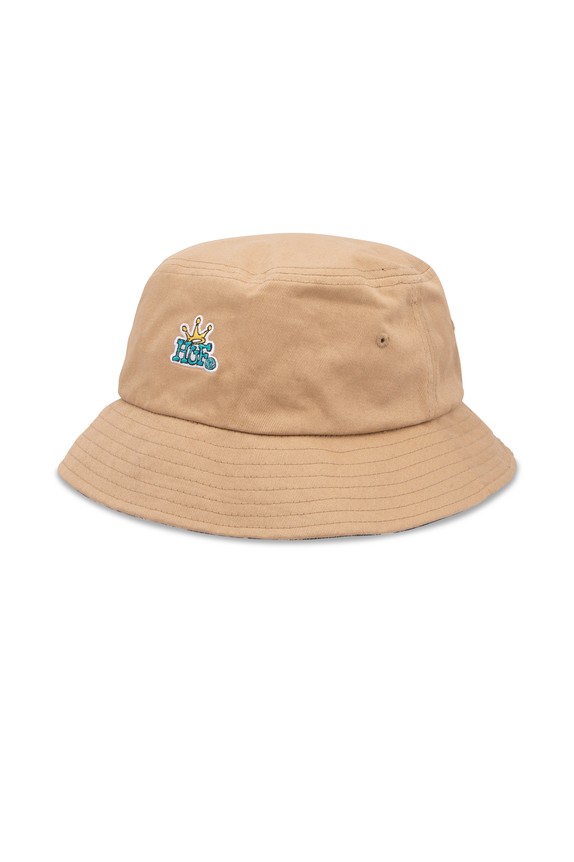 HUF Bob réversible CROWN REVERSIBLE BUCKET Beige