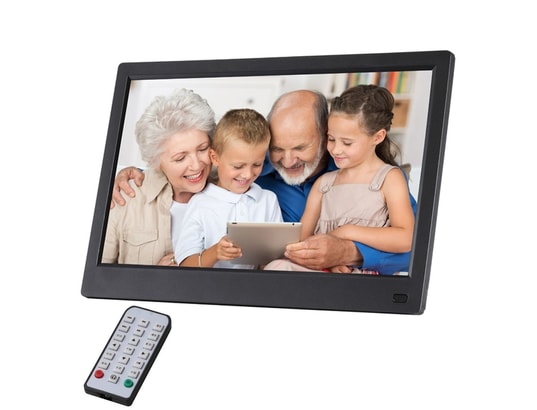 YONIS - Cadre photo numérique 12 pouces led full hd 1080p album +sd...