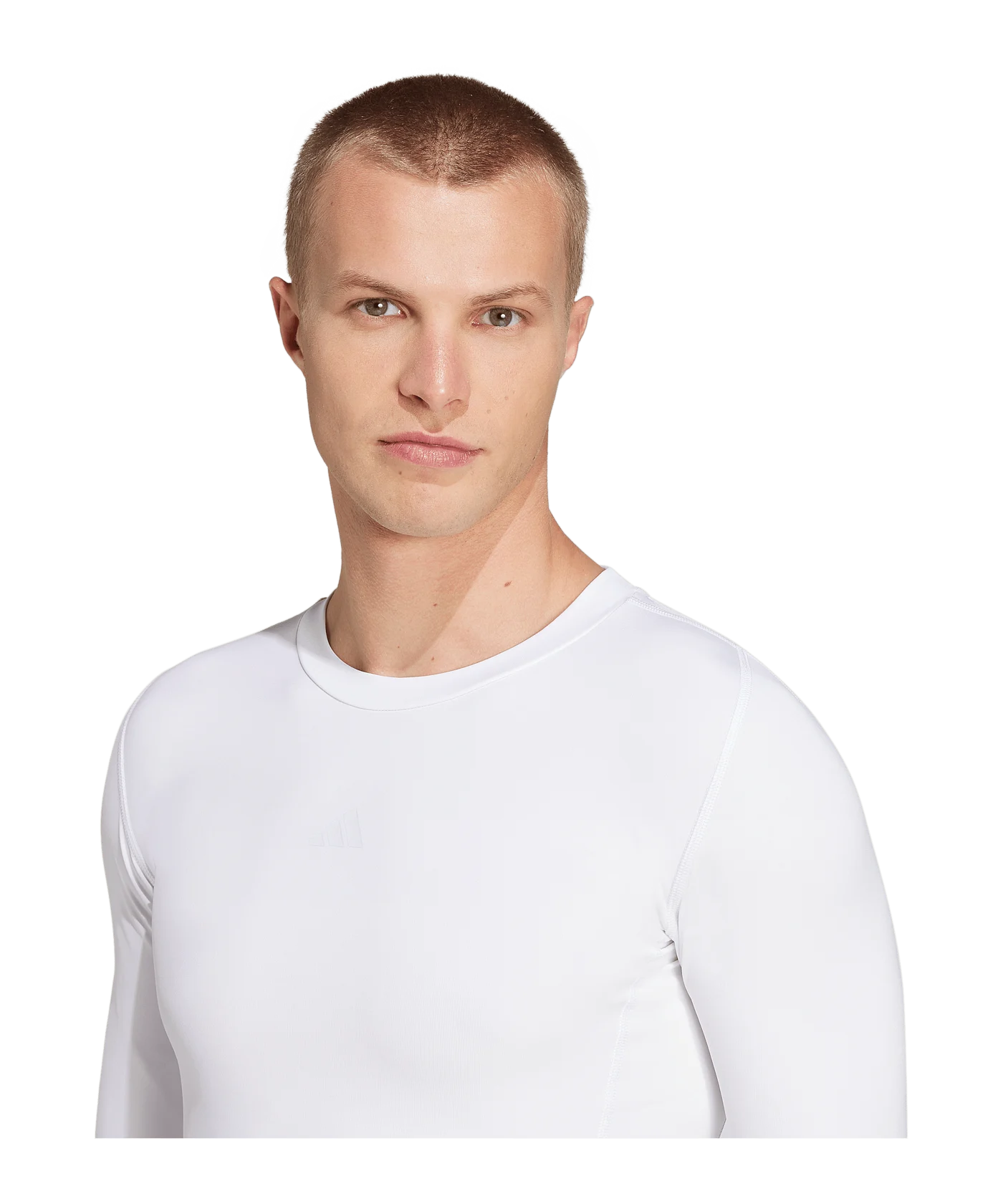 adidas Techfit Sweatshirt Weiss