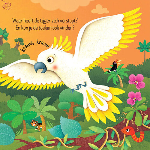 Uitgeverij usborne geluidenboek geluiden in de jungle