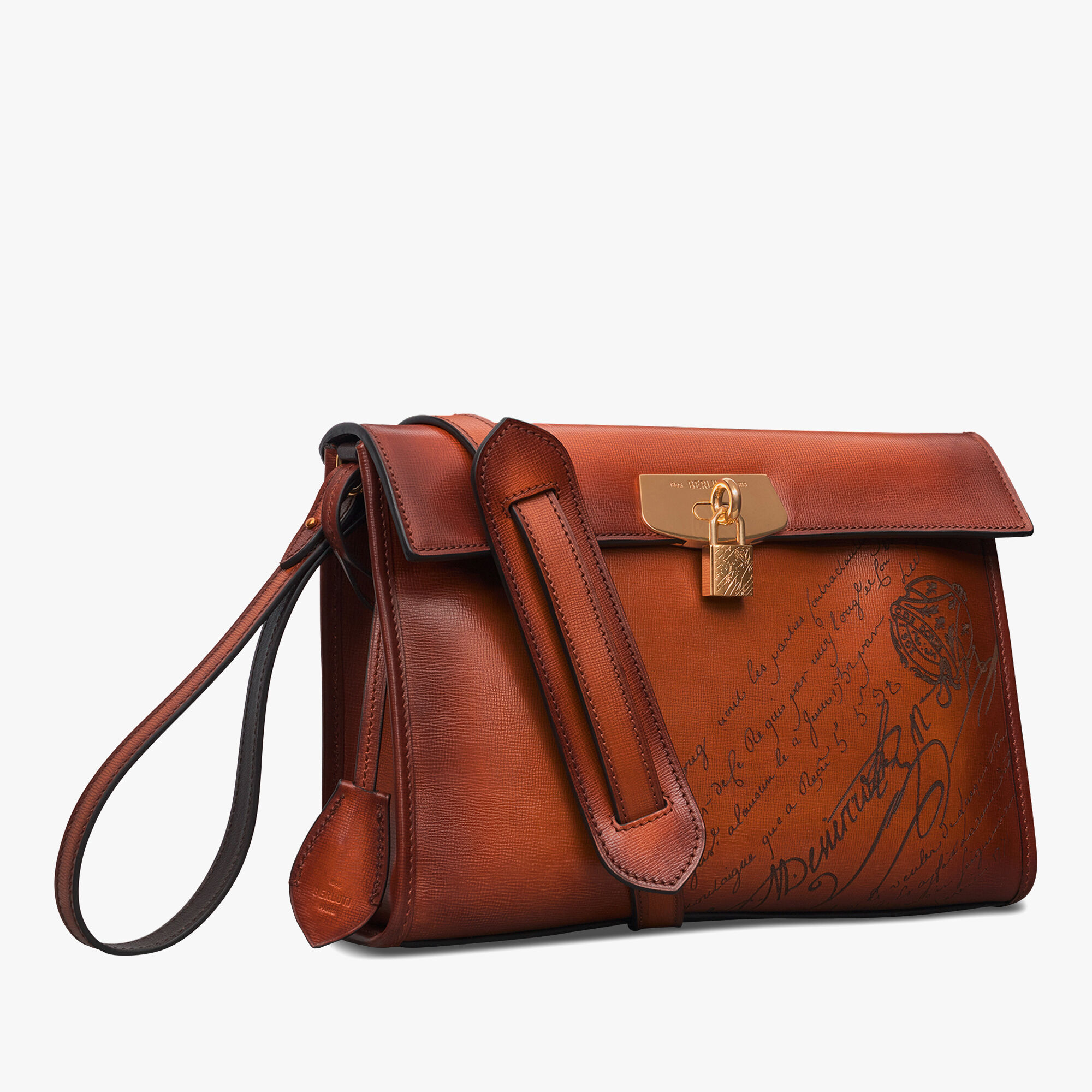 Sac Bandoulière E'Mio En Cuir Scritto