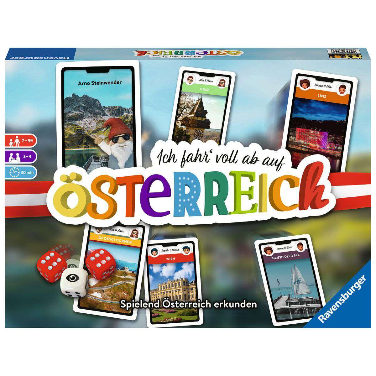 Ravensburger Spiel Ich fahr’ voll ab auf Österreich