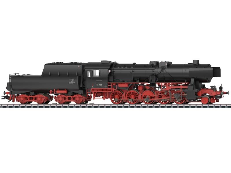 Märklin Dampflokomotive BR 52 mit Wannentender, DB, AC, H0 Schwere Güterzug-Dampflokomotive Baureihe 52, mit Wannentender 2´2´T30 der DB