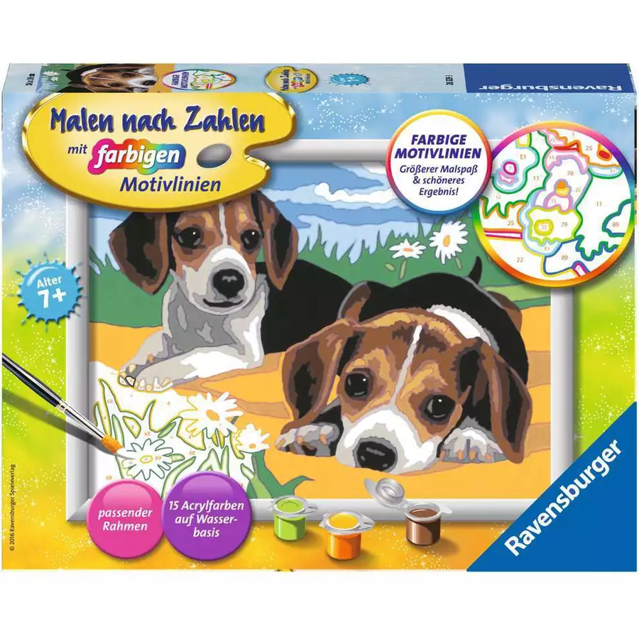 Ravensburger Jack Russel Welpen bunt