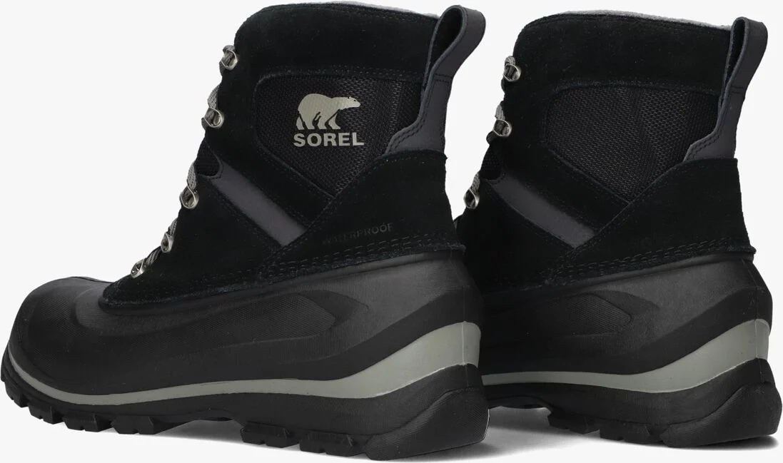 SOREL zwarte sorel veterboots buxton lace wp
