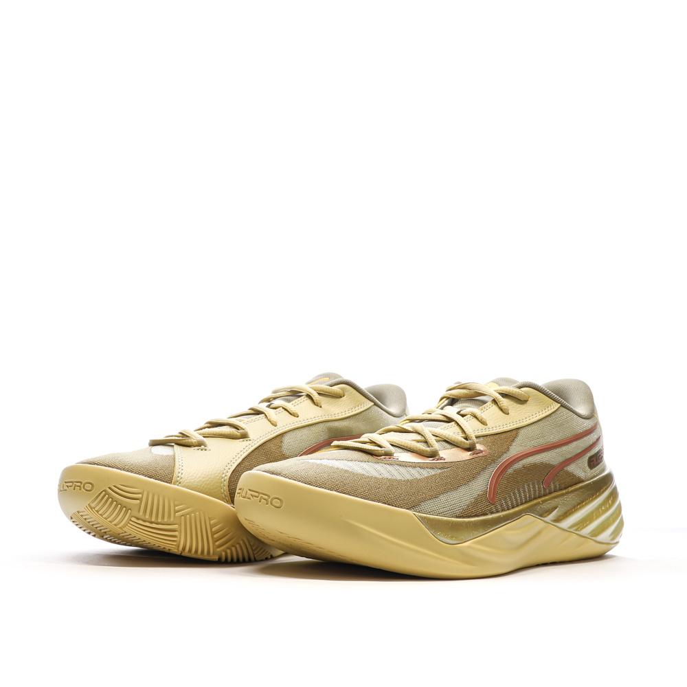 Puma Chaussures de basket Marron Homme Puma All pro Nitro Cny