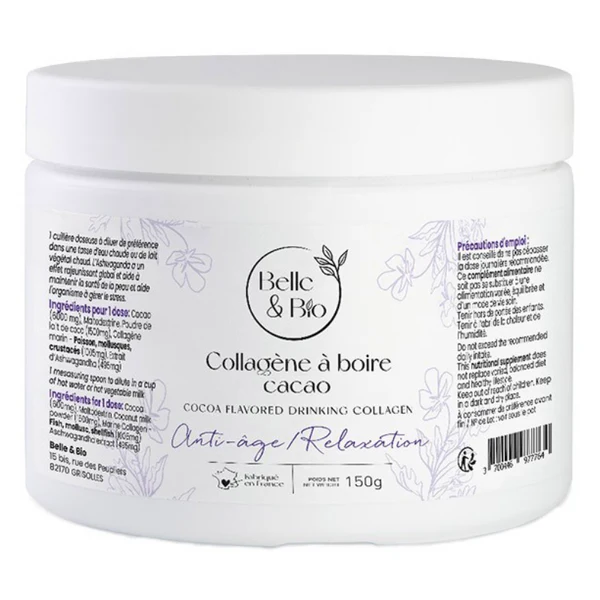 Belle&Bio Collagène à Boire au Thé Matcha - Thé Matcha 1 pot - 175g