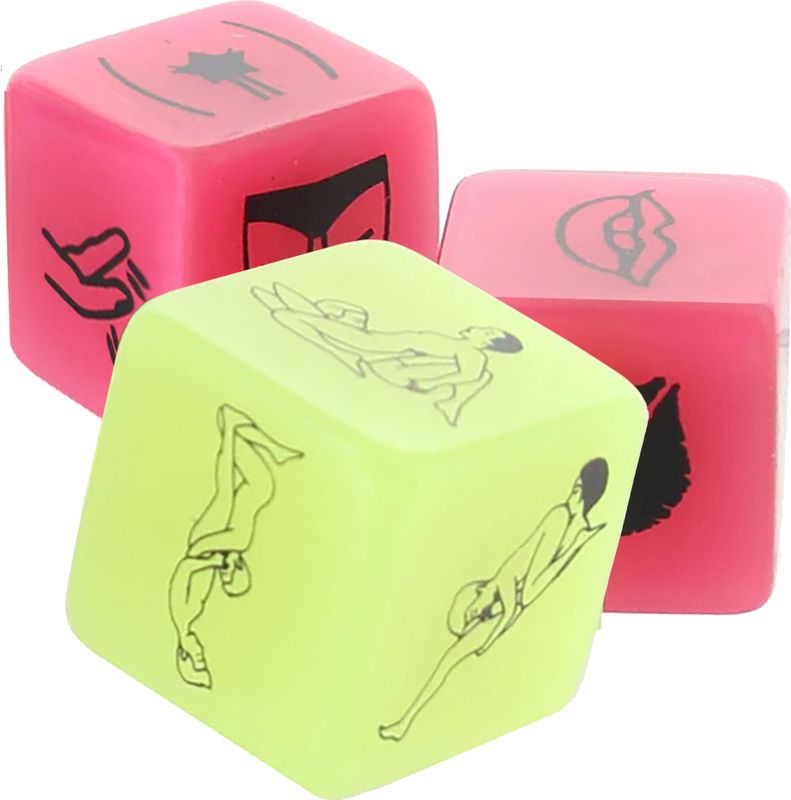 Kheper Games BG.R127 - Glow-in-the-Dark Oral Sex Dice