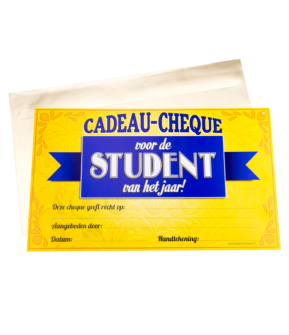 Cadeaubon Student 34,5cm
