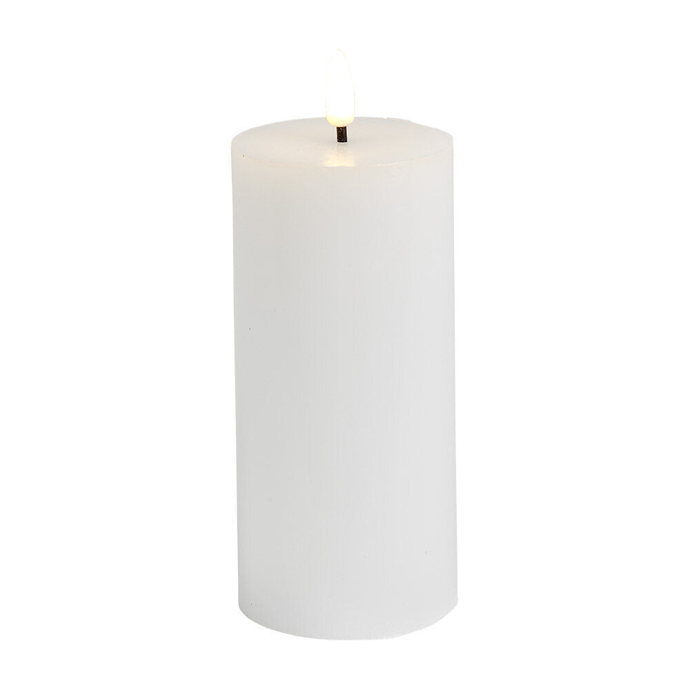 Bougie pilier à LED blanc Ø7xH15cm